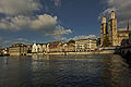 Grossmünster as seen from the Limmat