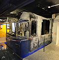 Ausgebrannter U-Bahnwagen des Typs A