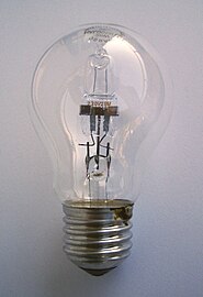 Halo­gen-Glüh­lam­pe 230 V mit Stan­dard­so­ckel E27
