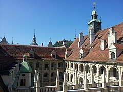 Blick vom Zeughaus zum Landhaus