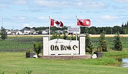 Welcome sign in Oakbank.