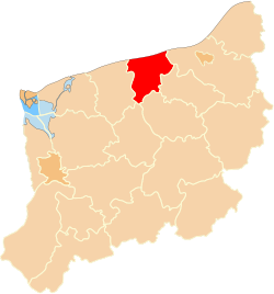 Location within the voivodeship