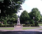 The War Memorial in the park