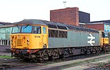 56 066 abgestellt in Saltley (1987)