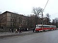 A tram on Zhukovsky Street