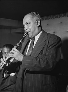 Nicholas in Jimmy Ryan's club, New York City, c. 1947. Image: William P. Gottlieb