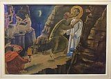 Altarbildentwurf Verhaftung in Gethsemane