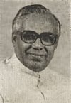 Photographic portrait of Bhagwat Jha Azad