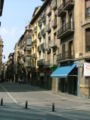 Pamplona - Çalle Estafeta sokağı