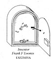 A diagram of a telegraph fire alarm box