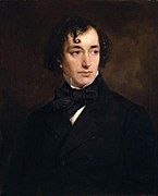 based on: Benjamin Disraeli, Earl of Beaconsfield, PC, FRS, KG (1804-1881) as a Young Man 