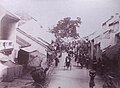 Old street of Hanoi in 1884 (Hàng Bông street)