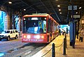 An Adtranz Variotram at the station in Metro Light Rail livery in 2005