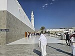 Outside wall walkway