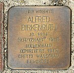 Stolperstein Rehburg-Loccum Mühlentorstraße 26 Alfred Birkenruth