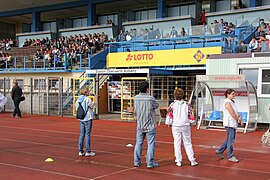 Begrüßung Schulsportfest der Dr. Zimmermannschen Wirtschaftsschule 2014