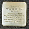 Stolperstein Windeckstr. 17 Linz Manfred