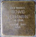 Stolperstein für Richard Feibelmann (Meister-Ekkehart-Straße 5)