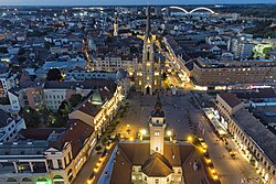 Aerial view of Stari Grad