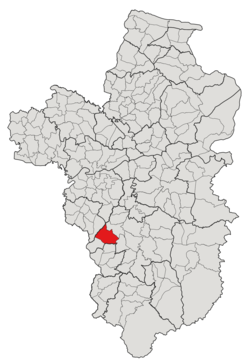 Subdistrict location in Ubon Ratchathani province