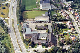 Luchtfoto van het Sint-Ritacollege