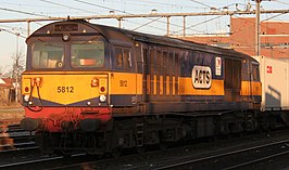 ACTS 5812 met containertrein te Amersfoort