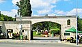 Farkasrét cemetery stone gate