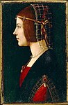 Die Dame mit dem Perlennetz (Ambrogio de Predis, ca. 1485–1500)