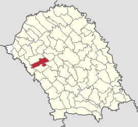 Location in Botoșani County