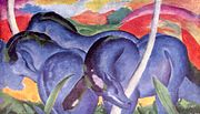 Franz Marc: Die großen blauen Pferde