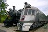 Steam and streamliner at the Museum of Transportation