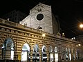 Neugotische Arkaden unter der Kirche S. Stefano