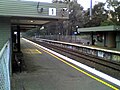 Northbound view from Platform 1, June 2006