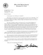 Jefferson Session Resignation Letter
