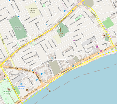 Location map Neapoli