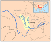 Min 岷江 and Dadu 大渡河 watersheds