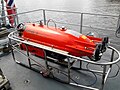 Pluto Plus AUV for undervannsøk etter miner på KNM «Hinnøy» Foto: KEN