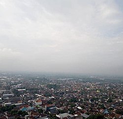 Stadtansicht von Kediri