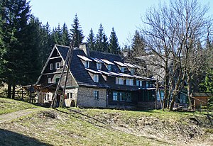 Die Baude im April 2007