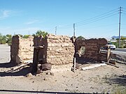 Ruins of Fort Tyson which was built in 1856 and located the corner of Main St. and Moon Mountain Road .