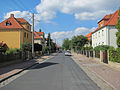 An der Siedlung Richtung Westen