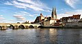 Blick auf Steinerne Brücke und Dom