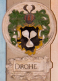 Wappen derer von Trohe auf dem Epitaph des Henrich von Selbollt im Kreuzgang des Mainzer Doms