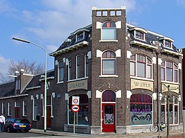 Het pand aan de Handelstraat 59 in Stadskanaal anno 2010