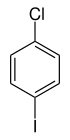 Strukturformel von 1-Chlor-4-iodbenzol