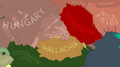 The Carpatho-Danubian-Pontic Space in the winter of 1461 AD, during Vlad III's campaign south of the Danube.