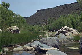 Der Fluss im Canyon