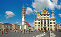 Rathausplatz in Augsburg