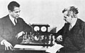 Image 30World Champions José Raúl Capablanca (left) and Emanuel Lasker in 1925 (from History of chess)