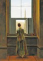 Caspar David Friedrich: Frau am Fenster, 1822